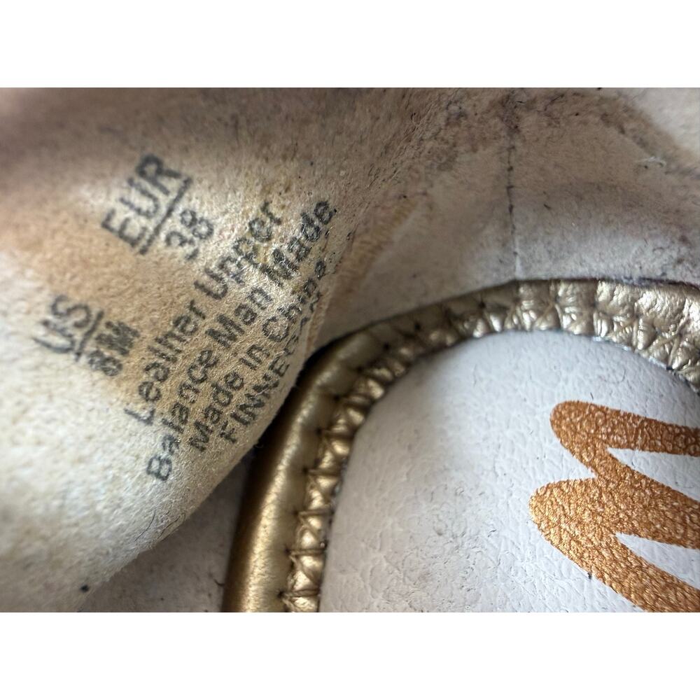 Sam Edelman Finnegan Nude Leather Scalloped Ballet Flats Size 8 Capsule - Picture 8 of 8